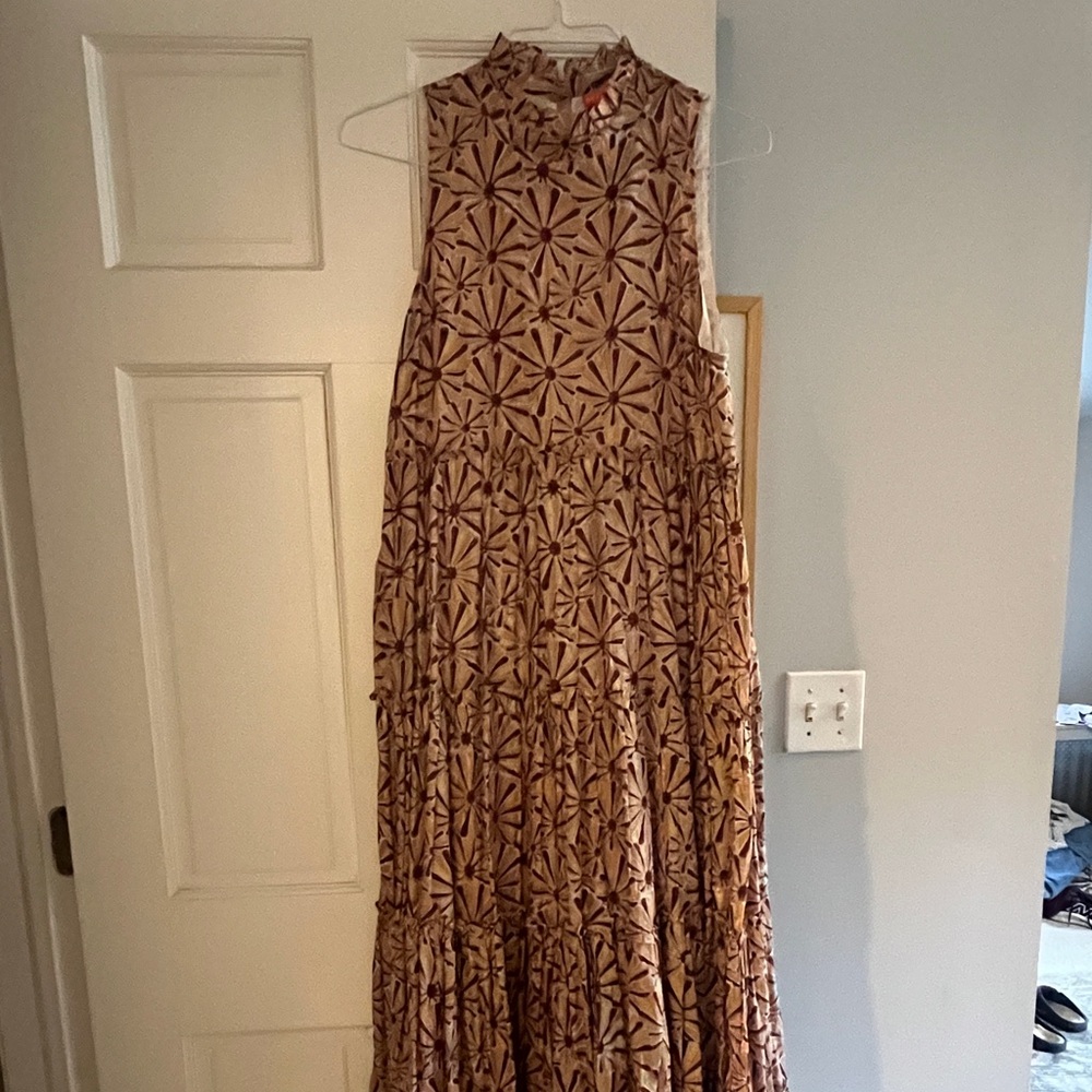 Oliphant Patterned Maxi Dress -NEW WITH TAGS